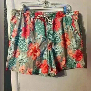 American Eagle Men's Board Shorts Floral Swim Trunks Size XL